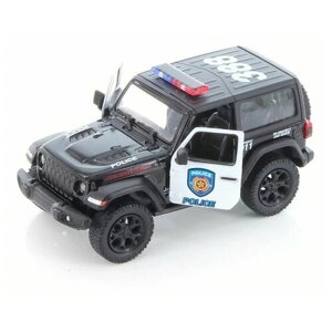 Машинка игрушечная Jeep Wrangler Полиция 13 см