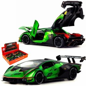 Машинка игрушка для мальчика металлическая 1:24 Lamborghini Essenza SCV12 в дисплейбоксе, в подарок для ребенка, малыша на день рождения, новый год или 23 февраля