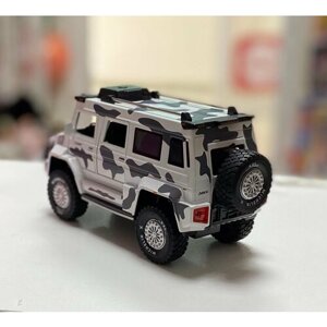 Машинка металлическая игрушка 1:24 Mercedes-Benz Unimog U 5000 20,5 см