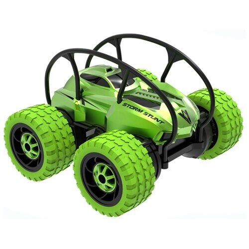 Машинка MKB Four Wheel Stunt (5588-614), 1:18, 17 см, зеленый от компании М.Видео - фото 1