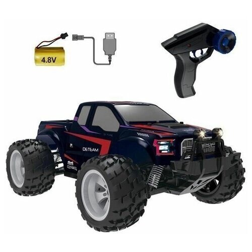 Машинка Внедорожник FORD RAPTOR 1:18 на РУ (свет) в коробке от компании М.Видео - фото 1