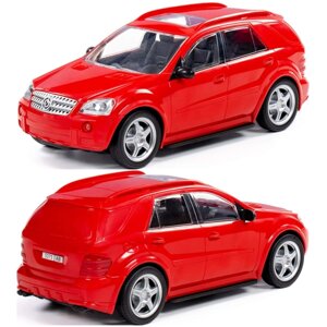 Машинки Полесье "Легенда-V5", автомобиль легковой инерционный (красный) (в коробке)