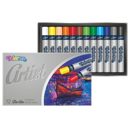 Масляная пастель Colorino "Artist" 12 цветов от компании М.Видео - фото 1