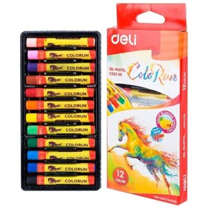 Масляная пастель Deli ColoRun EC20200 12 цветов