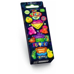 Масса для лепки Danko Toys Fluoric 7 цветов (TMD-FL-7-01/TMD-FL-7-02) 7 цв.