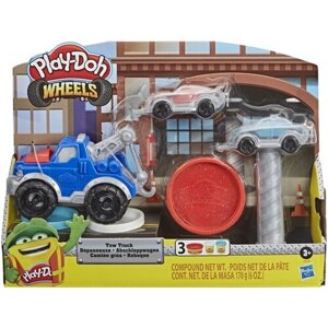 Масса для лепки Play-Doh Wheels Эвакуатор, E6690 3 цв.