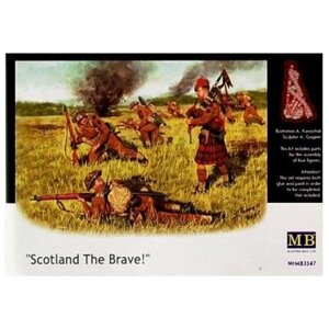 Master Box Сборная модель "Храбрые Шотландцы!1:35)