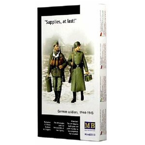 Master Box Сборная модель "Поставки, наконец! Немецкие солдаты, 1944-1945 гг. (1:35)