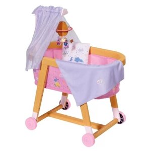 Мебель для кукол Baby Born 829-981 кроватка для пупса / люлька Беби Бон