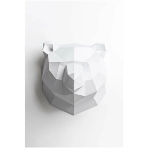 Медведь Полярик" набор для сборки полигональной фигуры из бумаги "Мифташка