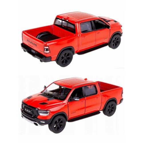 Металлическая машинка Kinsmart 1:46 «2019 Dodge RAM 1500» инерционная, красная KT5413D-1 от компании М.Видео - фото 1