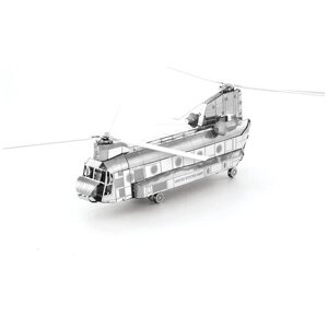 Металлический 3D конструктор Вертолет Chinook CH-47, Масштаб 1:160, FSC084