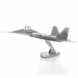 Металлический конструктор / 3D конструктор / Сборная модель Boeing F-22 Raptor