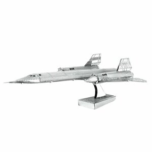 Металлический конструктор / 3D конструктор / Сборная модель SR-71 Blackbird
