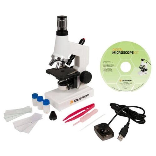 Микроскоп Celestron 44320 белый от компании М.Видео - фото 1