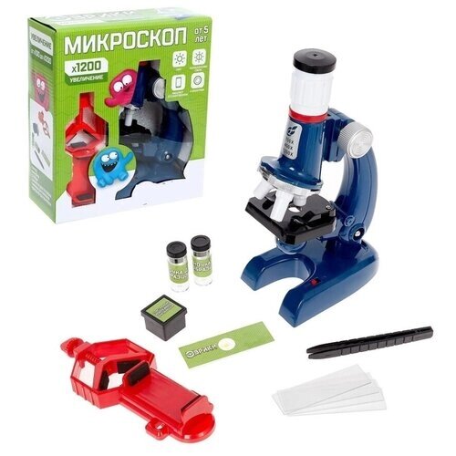 Микроскоп «Юный исследователь», увеличение х1200 от компании М.Видео - фото 1
