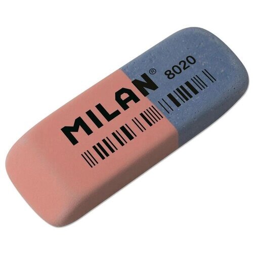 MILAN Набор ластиков 8020, 6 шт. красный/синий 6 шт. от компании М.Видео - фото 1