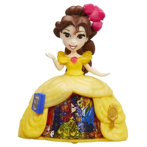 Мини-кукла Princess Hasbro в платье с волшебной юбкой Бэлль B8964EU40 от компании М.Видео - фото 1