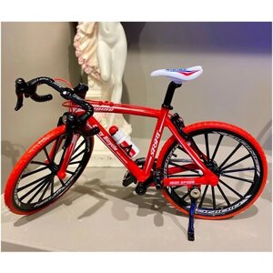 Мини-модель велосипеда, 1:10, игрушка для пальцев, фингербайк, коллекционная, bike collection, декор, riding redsport