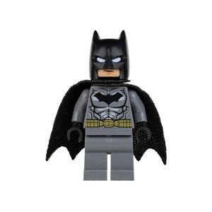 Минифигурка Lego Batman - Dark Bluish Gray Suit, Gold Belt, Black Hands, Spongy Cape sh151 NEW