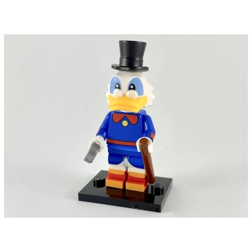 Минифигурка Лего Lego coldis2-6 Scrooge McDuck, Disney, Series 2 (Complete Set with Stand and Accessories) от компании М.Видео - фото 1