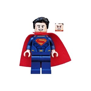 Минифигурка Lego Superman - Dark Blue Suit, Tousled Hair sh219