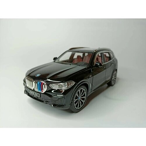 Модель автомобиля BMW X5 масштаб 1:24 коллекционная металлическая игрушка масштаб 1:24 черный от компании М.Видео - фото 1
