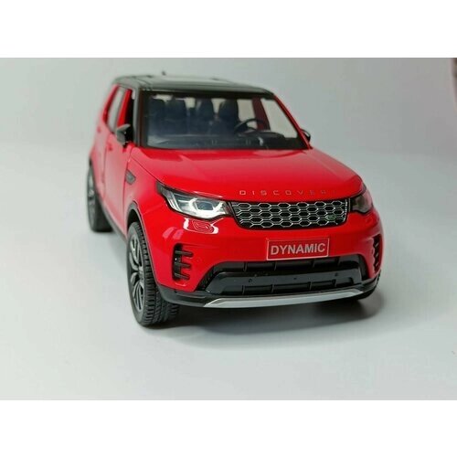 Модель автомобиля Land Rover Discovery коллекционная металлическая игрушка масштаб 1:24 красный от компании М.Видео - фото 1