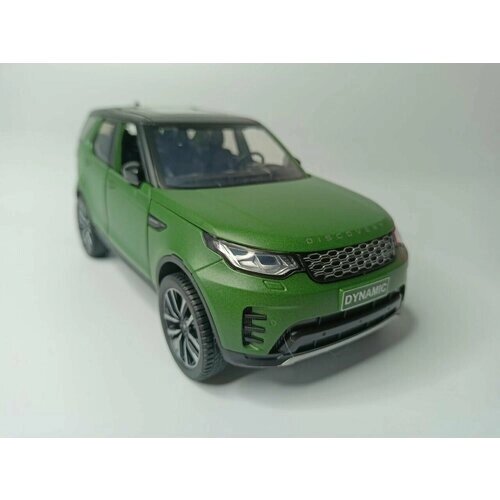 Модель автомобиля Land Rover Discovery коллекционная металлическая игрушка масштаб 1:24 зеленый от компании М.Видео - фото 1