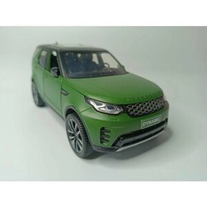 Модель автомобиля Land Rover Discovery коллекционная металлическая игрушка масштаб 1:24 зеленый
