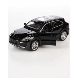 Модель автомобиля Porsche Cayenne коллекционная металлическая игрушка масштаб 1:24 черный