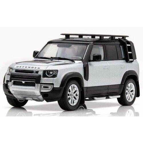 Модель Land Rover Defender 110 Explorer Pro, Indus Silver, 1:43 Scale от компании М.Видео - фото 1