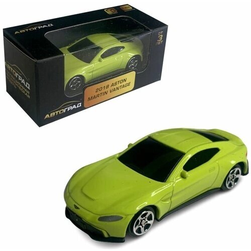 Модель металлическая "Aston Martin Vantage", зелёный, 1:64 от компании М.Видео - фото 1