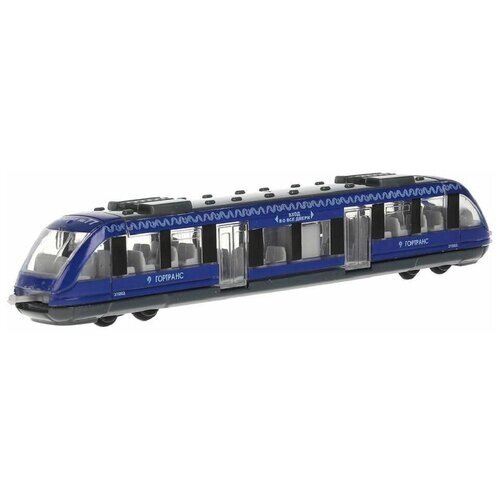 Модель металлическая Технопарк Трамвай Гортранс, синий, 16,5 см от компании М.Видео - фото 1