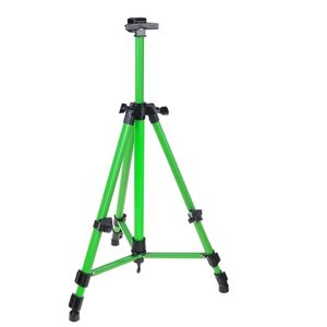 Мольберт телескопический, тренога, металлический, зелёный, размер 51-153 см. (1 шт.)
