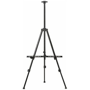 Мольберт-тренога металлический переносной, телескопический, 94х168х89 см, чехол, BRAUBERG ART, 192266