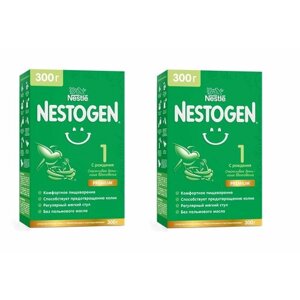 Молочная смесь Nestle Nestogen Premium 1, с рождения, для регулярного мягкого стула, 300 г 2 упаковки