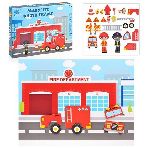 Мозаика магнитная 8926-6 "Пожарная служба" в коробке от компании М.Видео - фото 1
