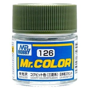 MR. HOBBY Mr. Color Cockppit Color, Mitsubishi (IJN Aircraft WWII), Цвет кокпита полуматовый, Краска акриловая, 10мл