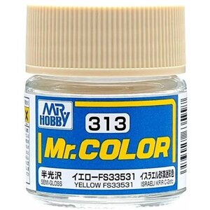 MR. HOBBY Mr. Color Yellow FS33531 (Israel KFIR C-2 etc) полуматовый, Краска акриловая, 10мл