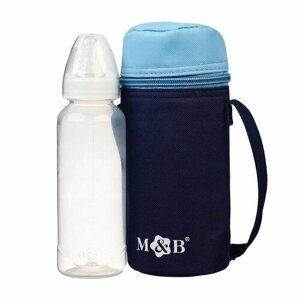 Mum&Baby Термосумка для бутылочки M&B цвет синий/голубой, форма тубус