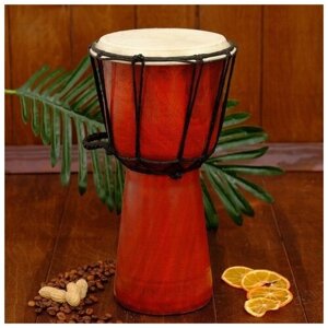 Музыкальный инструмент барабан джембе "Классика" 30х15х15 см