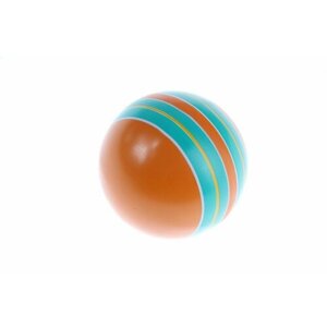 Мяч д. 100мм Серия "Полосатики" ручное окраш.