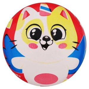 Мяч детский «Котик», 22 см, 60 г, цвета микс