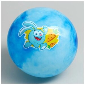 Мяч детский ТероПром 5083424 Смешарики «Крош», 22 см, 60 г, мрамор, товар без выбора конкретного рисунка