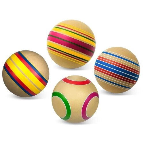 Мяч диаметр 200 мм, Эко, ручное окрашивание (1 шт.) от компании М.Видео - фото 1