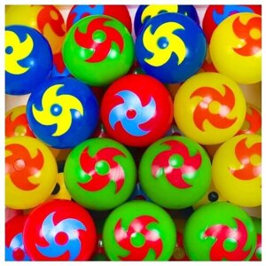 Мяч-прыгун 45мм Y-164 "Бумеранг"50 шт/уп) упаковка Резиновый шарик. Резиновый мяч. Прыгун резиновый. Разноцветные шарики. Попрыгунчики. Прыгунки.