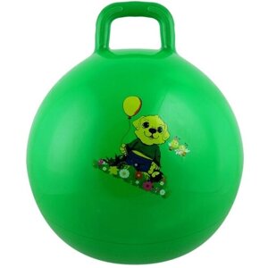 Мяч прыгун с ручкой "Девчонки и Мальчишки", диаметр45 см, 350 г