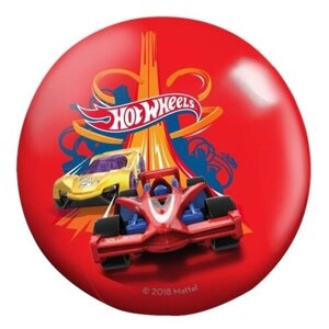 Мяч ПВХ с полноцветн Hot Wheels, 15 см, 50 г, сетка и бирка