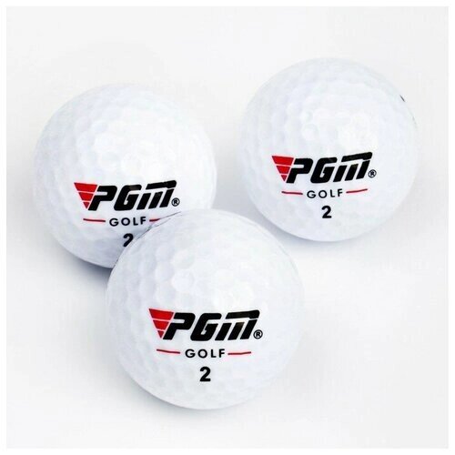 Мячи для гольфа "VS" PGM, трехкомпонентные, d=4.3 см, набор 3 шт 7696754 от компании М.Видео - фото 1